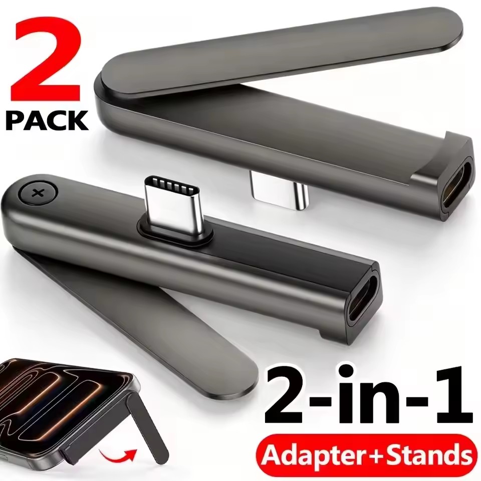 Taco Stand Holder - 2/1 ชิ้น อะแดปเตอร์พกพา USB C เป็น