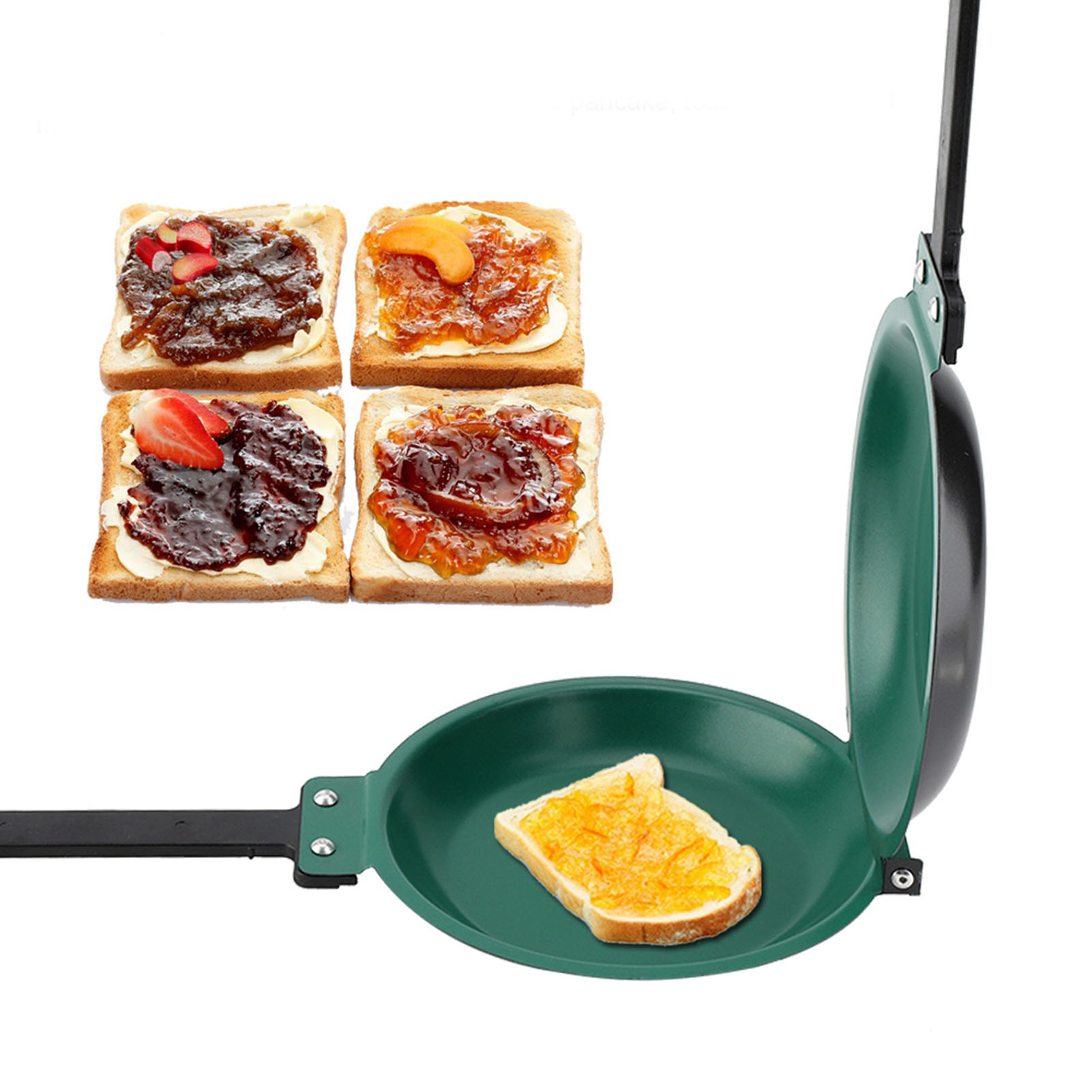 DOUBLE SIDE ไทเทเนียมเหล็กเคลื - Mini Pancake Griddle บทวิจารณ์และราคา