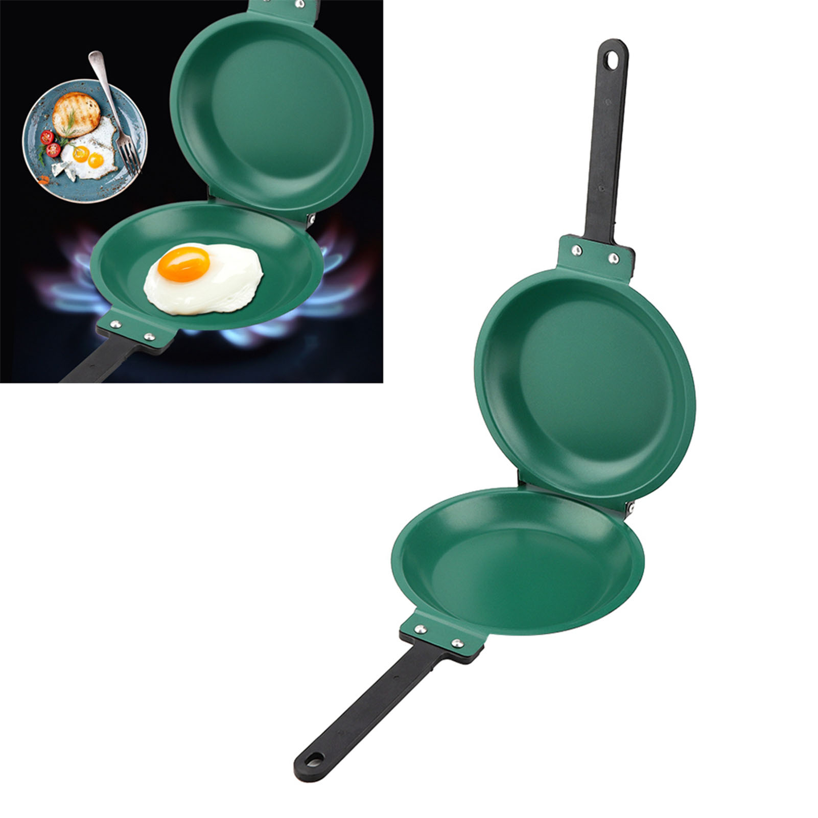 DOUBLE SIDE ไทเทเนียมเหล็กเคลื - Mini Pancake Griddle บทวิจารณ์และราคา