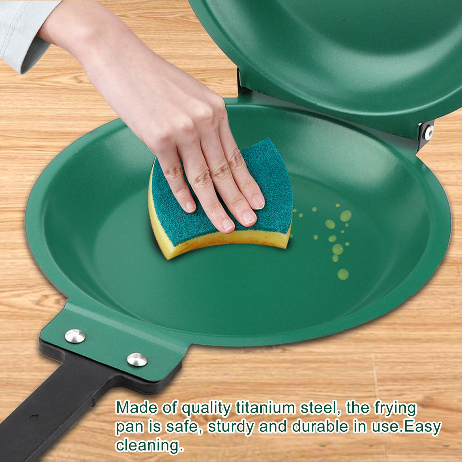 DOUBLE SIDE ไทเทเนียมเหล็กเคลื - Mini Pancake Griddle บทวิจารณ์และราคา