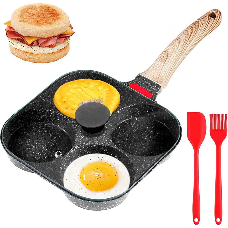 กระทะทอดไข่แบบลึกพร้อมฝาปิด 4  - Egg Waffle Pan บทวิจารณ์และราคา